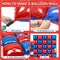 25-Piece Red & Blue Square Foil Balloon Set – Double-Sided Balloons for Wall Backdrop, Arch Kit for Birthday, Graduation, 4th of July, Independence Day, Baby Shower & Wedding Decorations